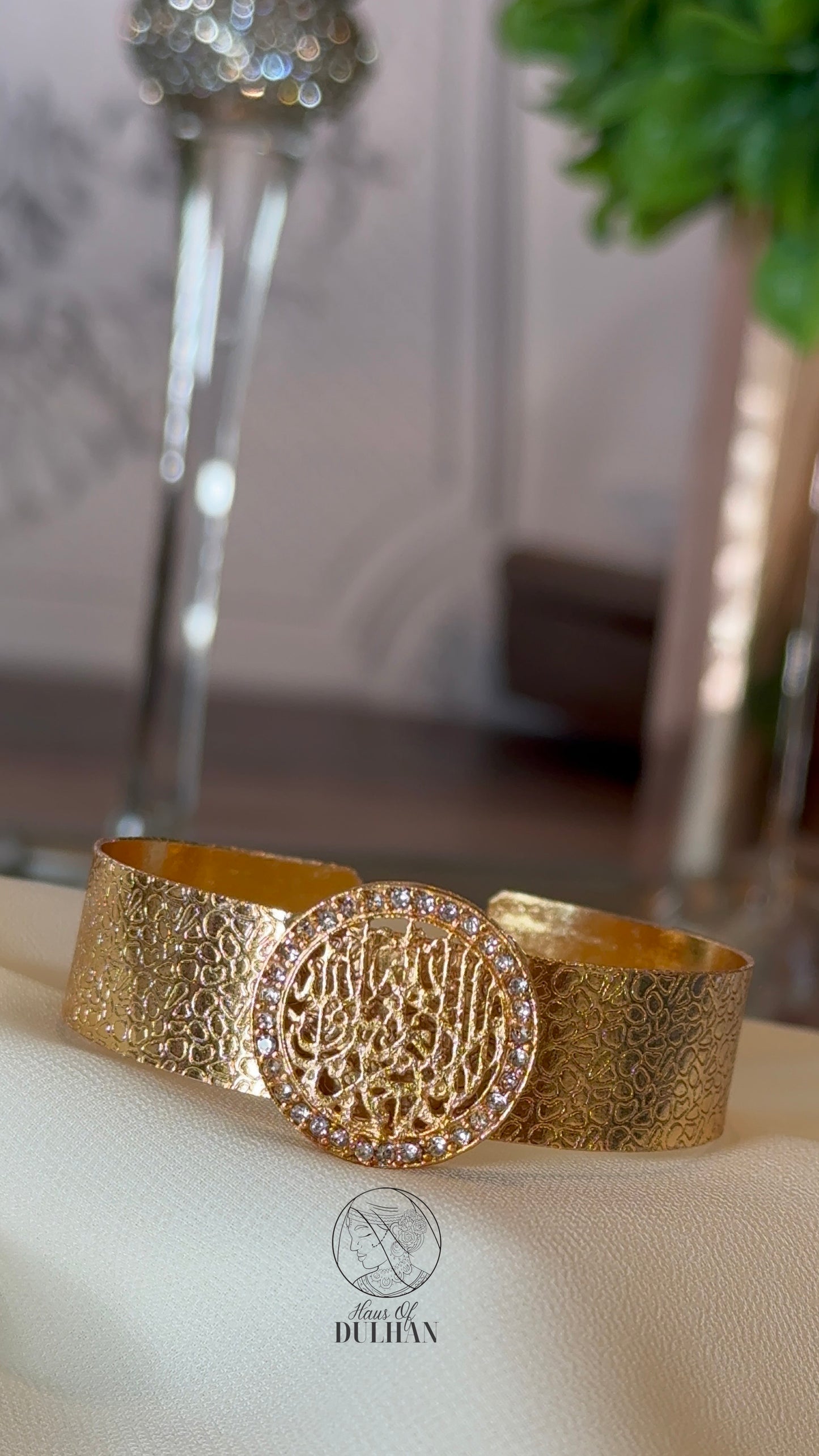 Arabic Calligraphy Adjustable Cuff